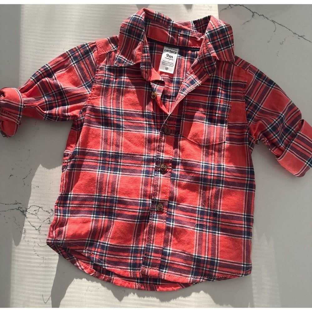 Carter’s button up. Size 9 months
